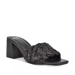 Marc Fisher Nahea Block Heel Sandals in black